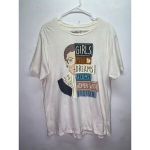Forever Me Ruth Bader Ginsburg Graphic Tee XL Inspirational Feminism Teacher RBG